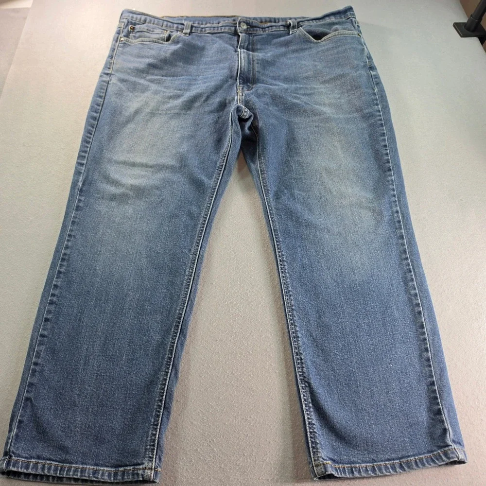 Levis 541 Athletic Taper Mens Blue Denim Jeans Size 44x30 Medium Wash 18181-0074